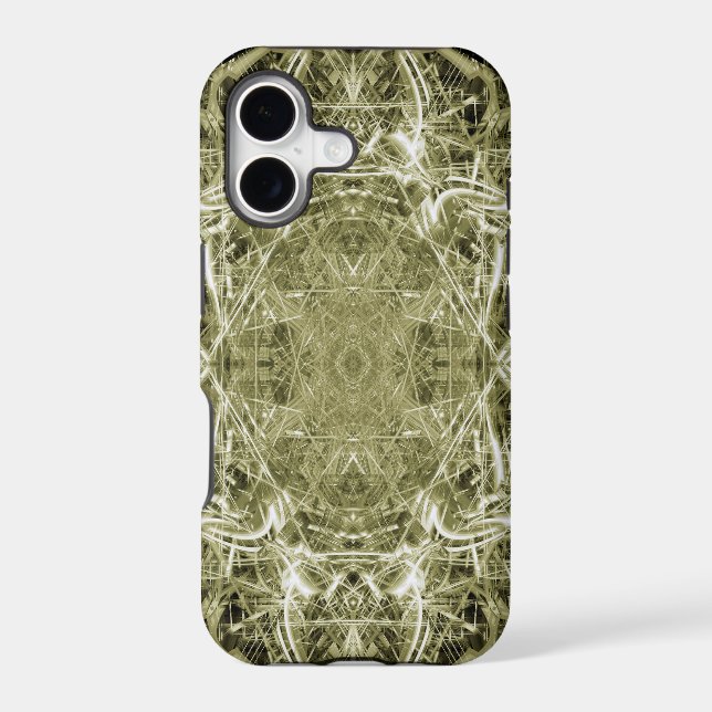 Green abstract futuristic machine (Back)