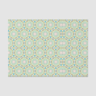 Green Abstract Pattern Decoupage Tissue Paper