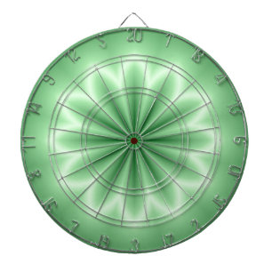 Green Abstract Star Dartboard