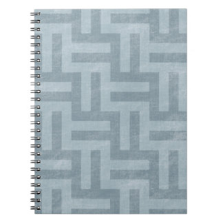 Green Abstract Stripes Notebook
