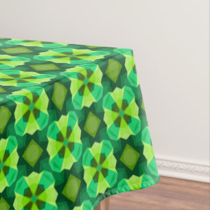 Green Abstract Tablecloth