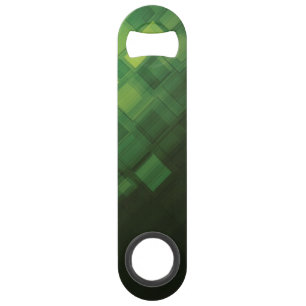 Green abstract technology design speed bottle opener