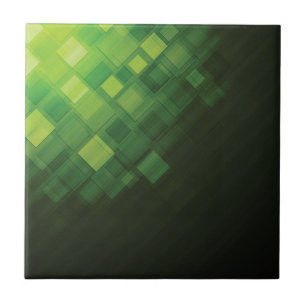Green abstract technology design tile