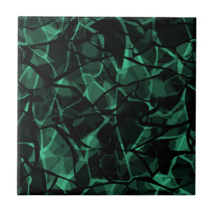 green abstract tile