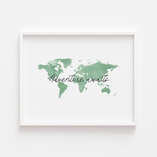 Green adventure awaits landscape print