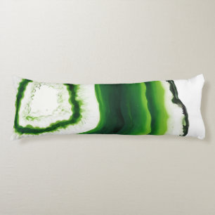 Green agate body pillow
