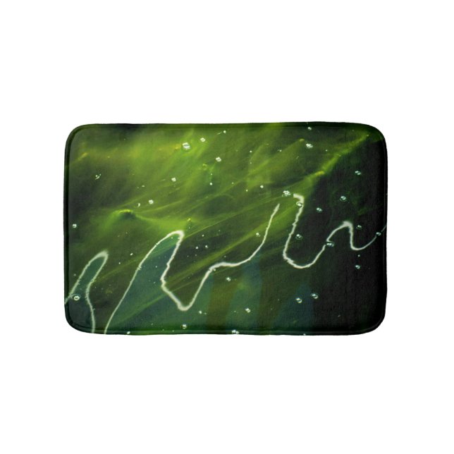 Green Algae and Water bmcna Bath Mat (Front)