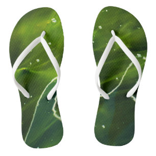 Green Algae and Water ffcnm Flip Flops