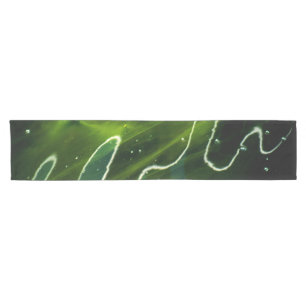 Green Algae and Water trcna Short Table Runner
