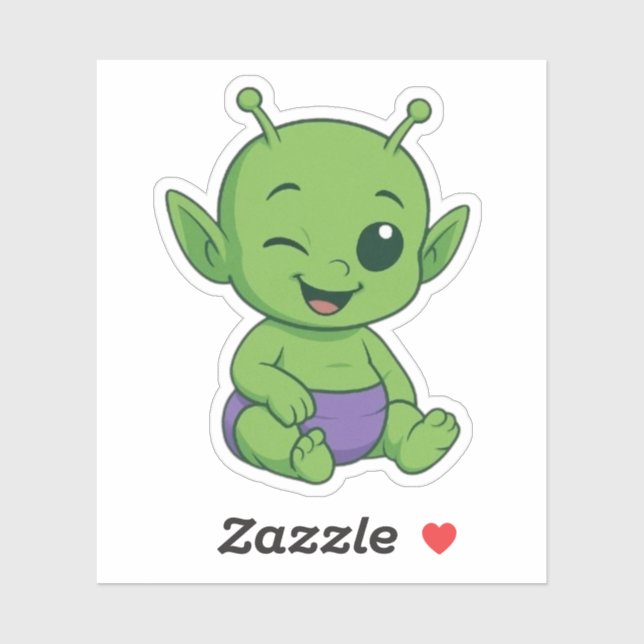 Green Alien Baby (Sheet)