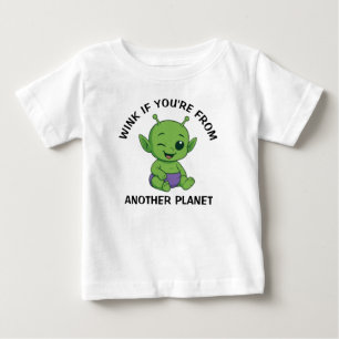 Green Alien Baby T-Shirt