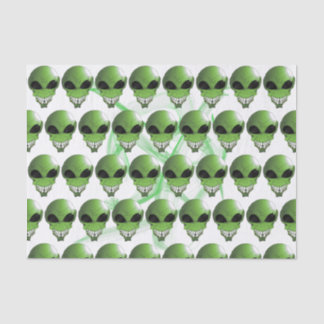 Green Alien Custom 10lb Tissue Paper