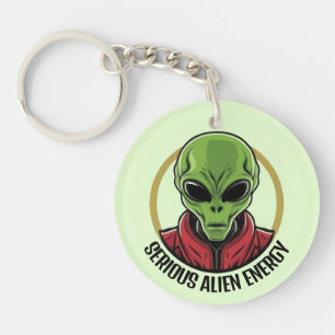 Green Alien Keychain