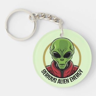 Green Alien Keychain