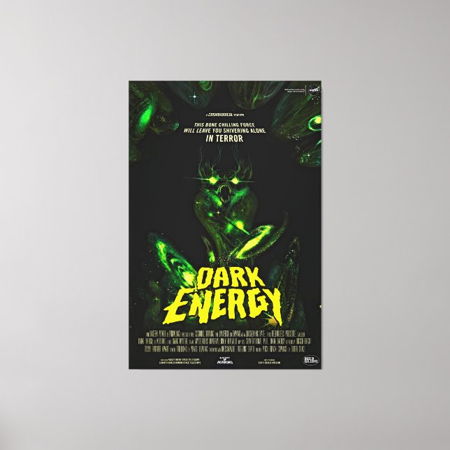 Green Alien Monster Canvas Print (Front)