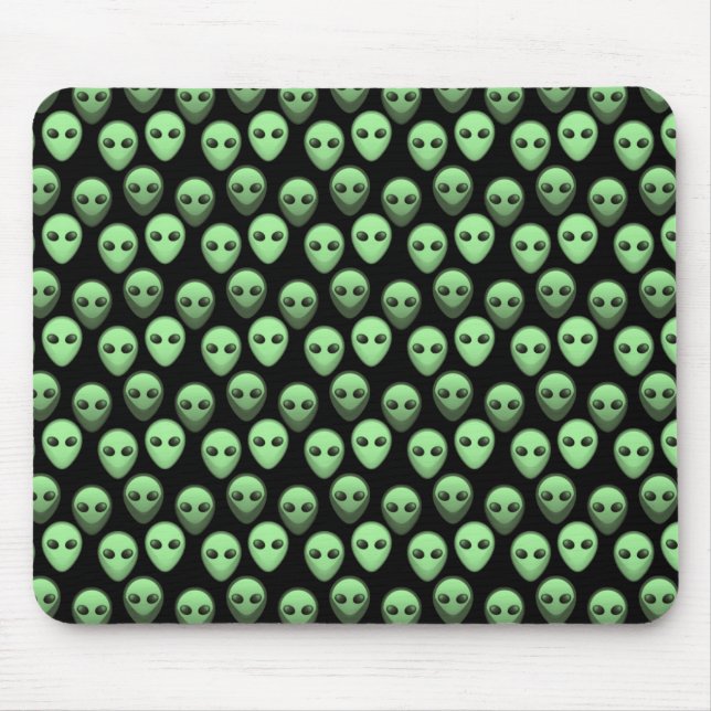 Green Alien Mousepad (Front)