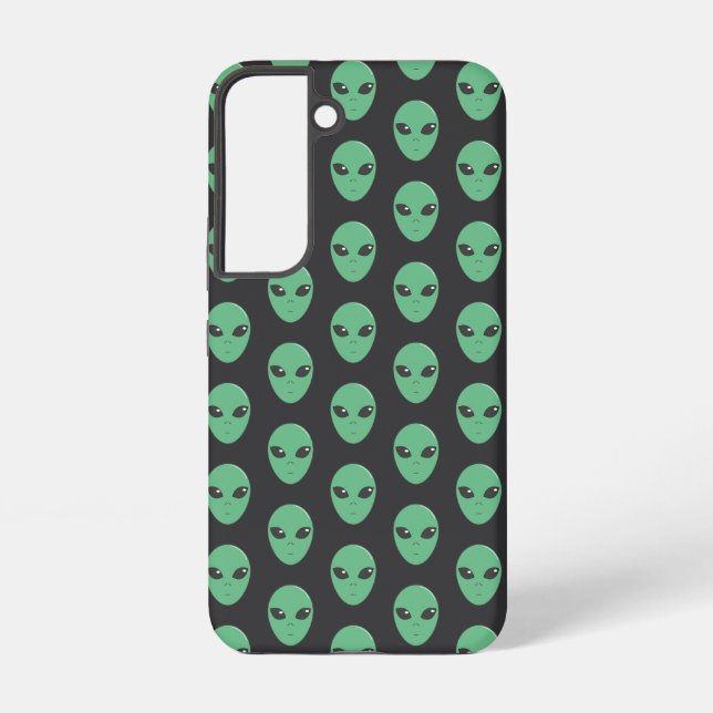 green alien samsung galaxy s22 case (Back)