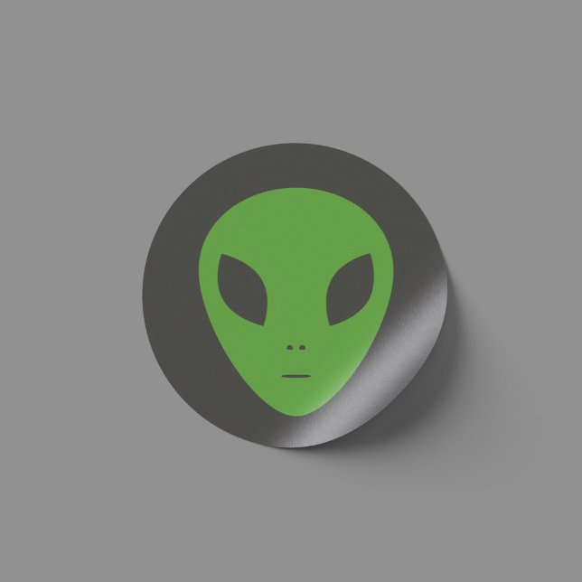 Green Alien Sticker (Green Alien Sticker)