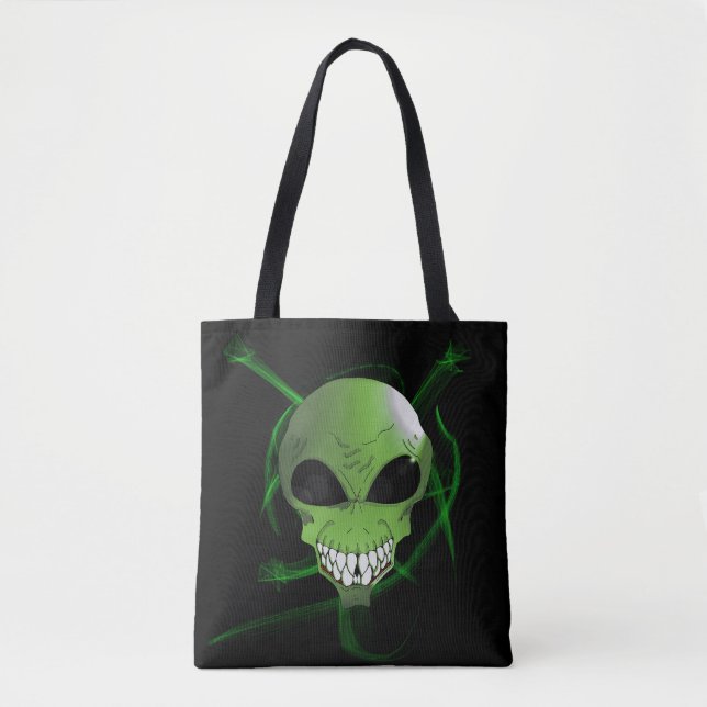 Green Alien Tote bag (Front)