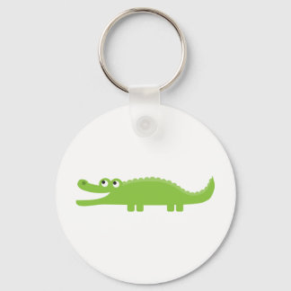 Green Alligator Keychain