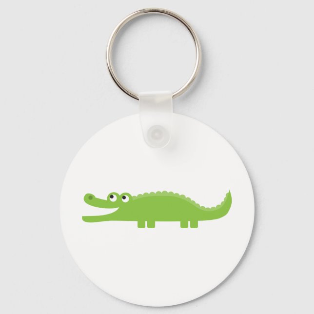 Green Alligator Keychain (Front)