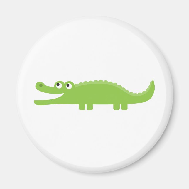 Green Alligator Magnet (Front)