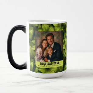 Green Amaryllis Garden Cat Dad Family Magic Mug