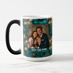 Green Amaryllis Garden New Dad Travel Magic Mug
