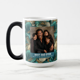 Green Amaryllis Nature Cat Dad Tribute Magic Mug