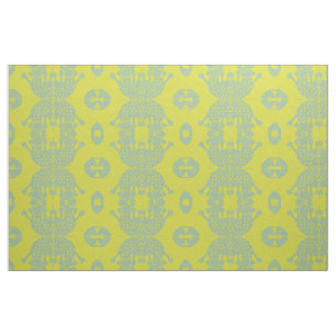Green Amoeba Monster Fabric