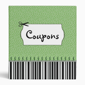 Green and Barcode Binder