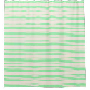 Green and beige five stripes pattern