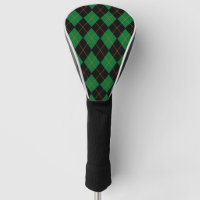 Green and Black Argyle Pattern