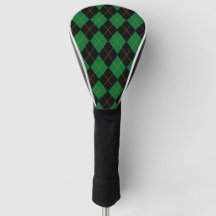 Green and Black Argyle Pattern