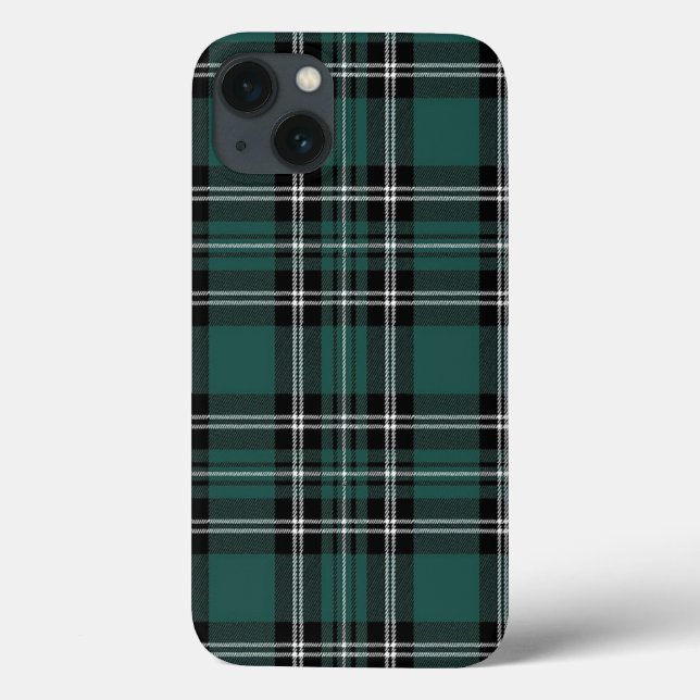 green and black check  Case-Mate iPhone case (Back)