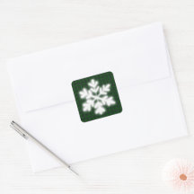 Green and Black Plaid with snow flake detail  