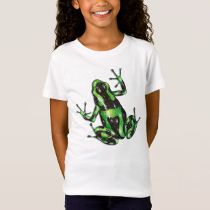 Green and Black Poison Dart Frog T-shirt