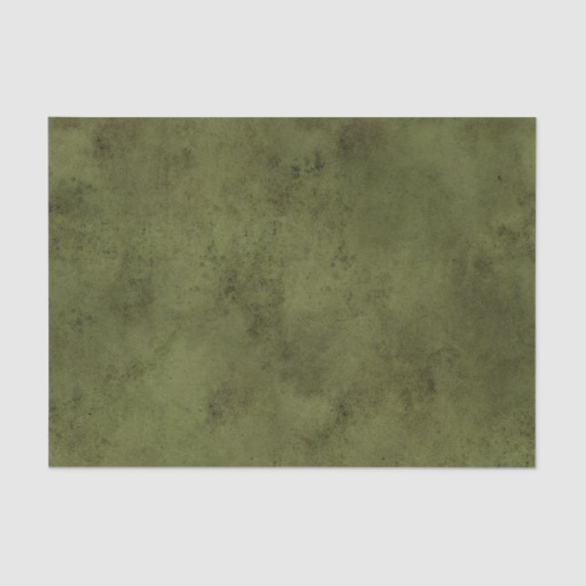 Green and Black Splatter Tissue Paper (Front)