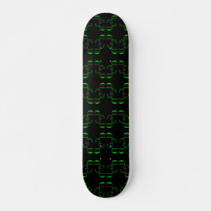 Green and Black Venus Flytrap Skateboard