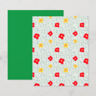 Green and Blue Circles and Dots Scrapbook paper