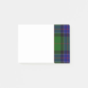 Green and Blue Clan Sinclair Tartan Post-it Notes