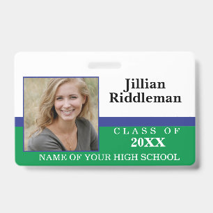 Green and Blue Photo Event Badge