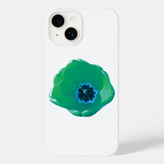 Green and Blue Tulip Case-Mate iPhone 14 Case