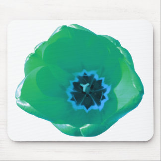 Green and Blue Tulip Mousepad