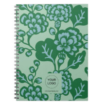Green and Blue Vibrant and Bold Floral Pattern