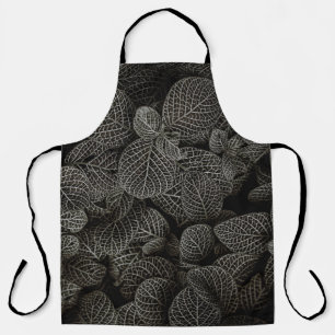 GREEN AND BROWN PINE CONES APRON
