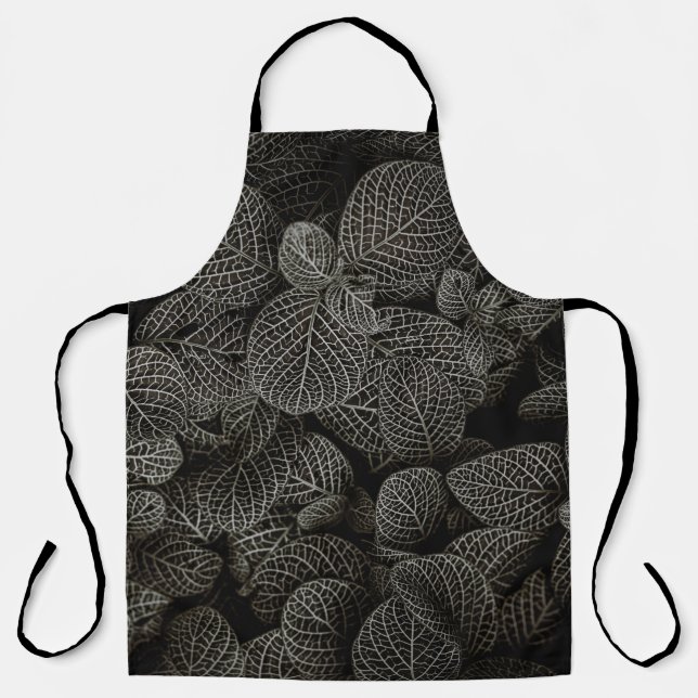 GREEN AND BROWN PINE CONES APRON (Front)