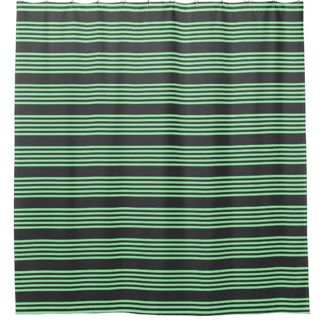 Green and charcoal five stripes pattern (Front)