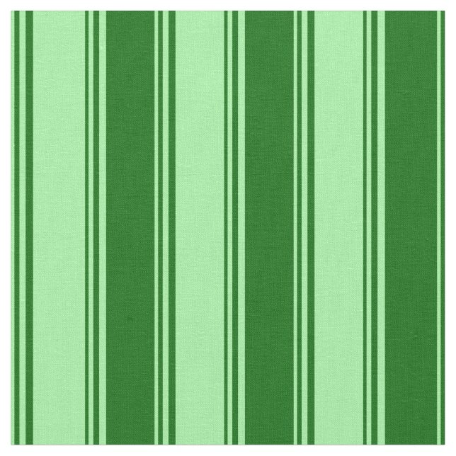 Green and Dark Green Coloured Pattern Fabric (Close Up)