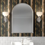 Green and Gold Art Deco Floral Strip Wallpaper<br><div class="desc">Add a touch of sophistication to your space with this green and gold floral stripe wallpaper, featuring Art Deco-inspired vertical stripes and elegant metallic accents. The symmetrical floral motifs and luxurious colour palette bring timeless style and a hint of glamour to any room. Perfect for creating a modern, elegant look...</div>